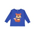 thumbnail image 1 of Inktastic Cute Hipster Fox Boys or Girls Long Sleeve Toddler T-Shirt, 1 of 5