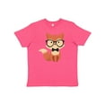 thumbnail image 1 of Inktastic Cute Hipster Fox Youth T-Shirt, 1 of 5