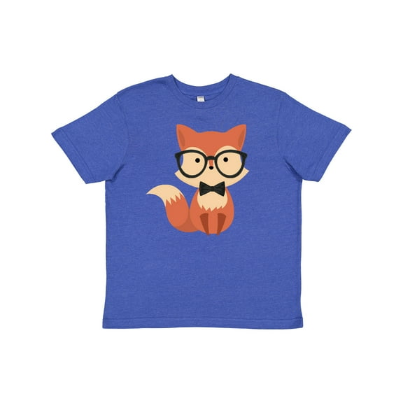 Inktastic Cute Hipster Fox Youth T-Shirt