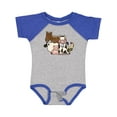 thumbnail image 1 of Inktastic Cute Horse, Sheep, Cow, Pig, and Rooster Farm Animals Boys or Girls Baby Bodysuit, 1 of 5