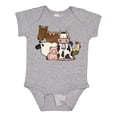 thumbnail image 1 of Inktastic Cute Horse, Sheep, Cow, Pig, and Rooster Farm Animals Boys or Girls Baby Bodysuit, 1 of 5