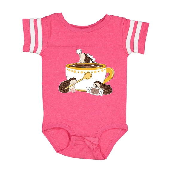 Inktastic Cute Hot Chocolate Hedgehogs Boys or Girls Baby Bodysuit