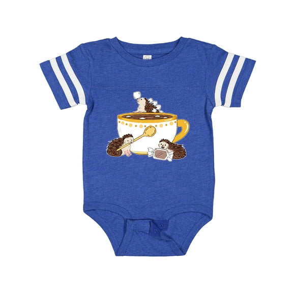Inktastic Cute Hot Chocolate Hedgehogs Boys or Girls Baby Bodysuit