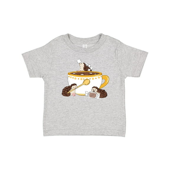 Inktastic Cute Hot Chocolate Hedgehogs Boys or Girls Baby T-Shirt