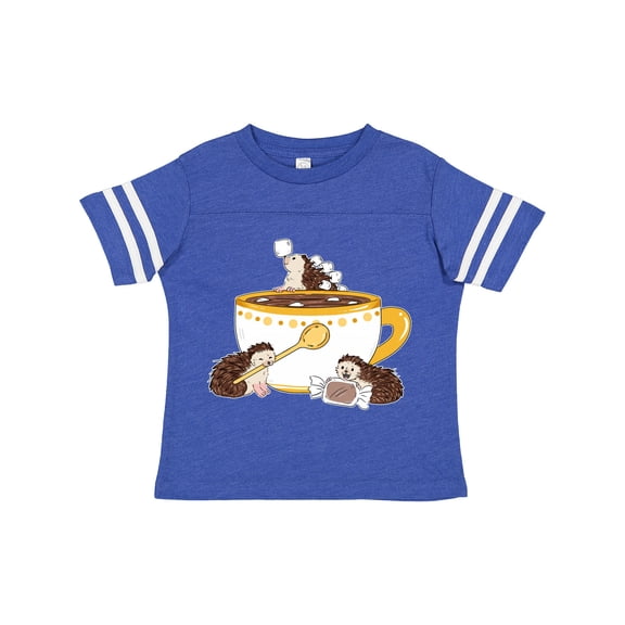 Inktastic Cute Hot Chocolate Hedgehogs Boys or Girls Toddler T-Shirt