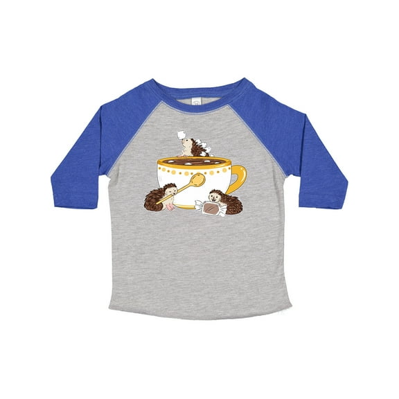 Inktastic Cute Hot Chocolate Hedgehogs Boys or Girls Toddler T-Shirt