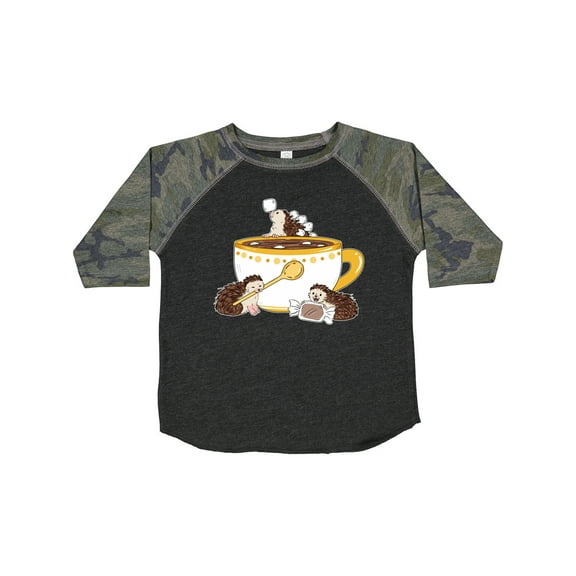 Inktastic Cute Hot Chocolate Hedgehogs Boys or Girls Toddler T-Shirt