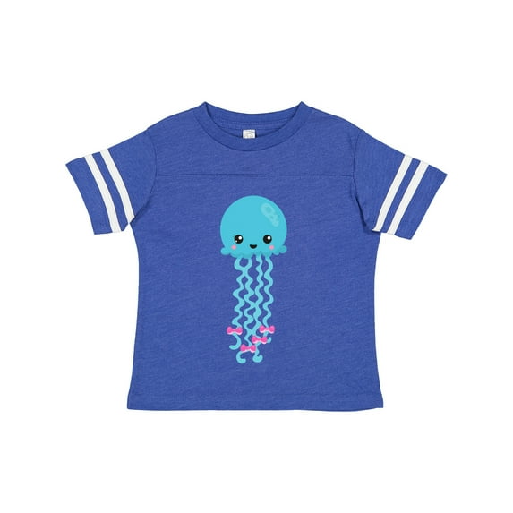 Inktastic Cute Jellyfish, Little Jellyfish, Blue Jellyfish Girls Toddler T-Shirt