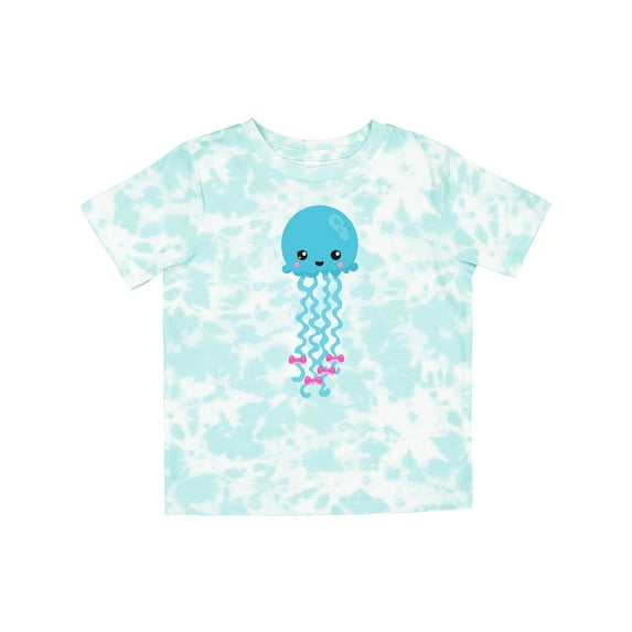 Inktastic Cute Jellyfish, Little Jellyfish, Blue Jellyfish Girls Toddler T-Shirt