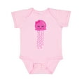 thumbnail image 1 of Inktastic Cute Jellyfish, Little Jellyfish, Pink Jellyfish Girls Baby Bodysuit, 1 of 5