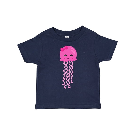 Inktastic Cute Jellyfish, Little Jellyfish, Pink Jellyfish Girls Toddler T-Shirt