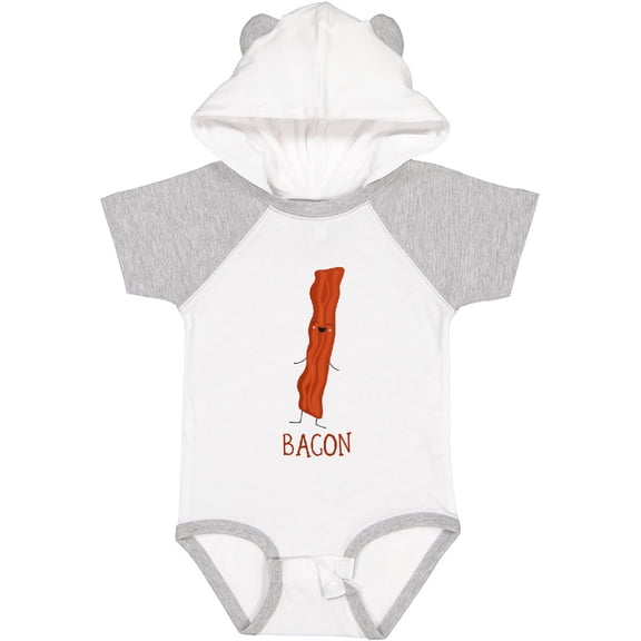 Inktastic Cute Kawaii Bacon Boys or Girls Baby Bodysuit