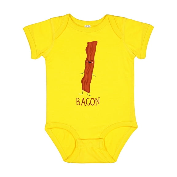 Inktastic Cute Kawaii Bacon Boys or Girls Baby Bodysuit