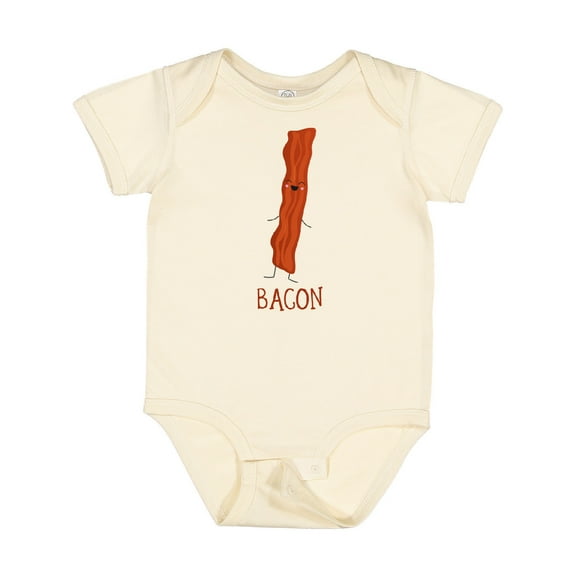 Inktastic Cute Kawaii Bacon Boys or Girls Baby Bodysuit