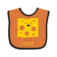 thumbnail image 1 of Inktastic Cute Kawaii Cheese Boys or Girls Baby Bib, 1 of 4