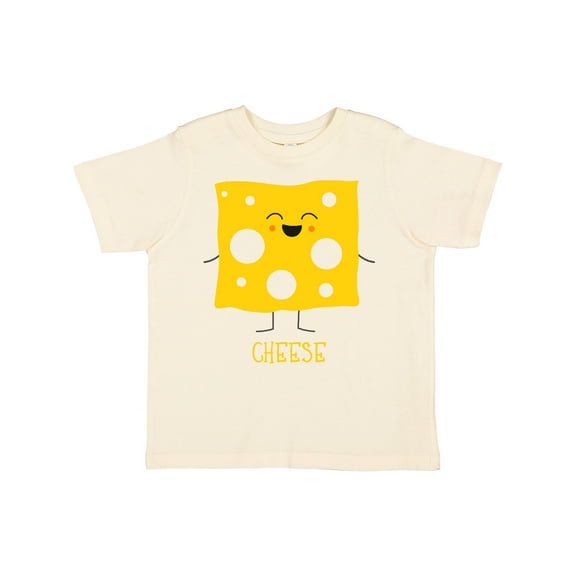 Inktastic Cute Kawaii Cheese Boys or Girls Toddler T-Shirt