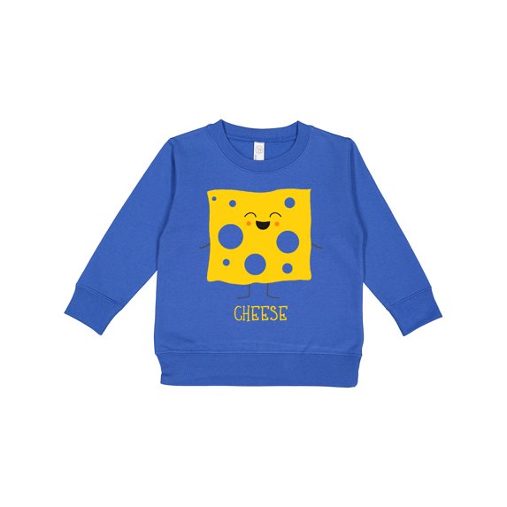 Inktastic Cute Kawaii Cheese Toddler Sweatshirt