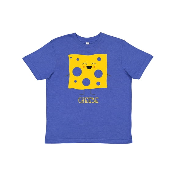 Inktastic Cute Kawaii Cheese Youth T-Shirt