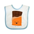 thumbnail image 1 of Inktastic Cute Kawaii Chocolate Candy Bar Boys or Girls Baby Bib, 1 of 4