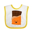 thumbnail image 1 of Inktastic Cute Kawaii Chocolate Candy Bar Boys or Girls Baby Bib, 1 of 4