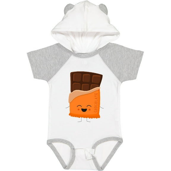 Inktastic Cute Kawaii Chocolate Candy Bar Boys or Girls Baby Bodysuit