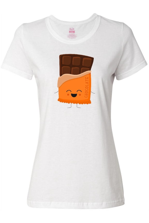 Cute Kawaii Chocolate Candy Bar Women's T-Shirt