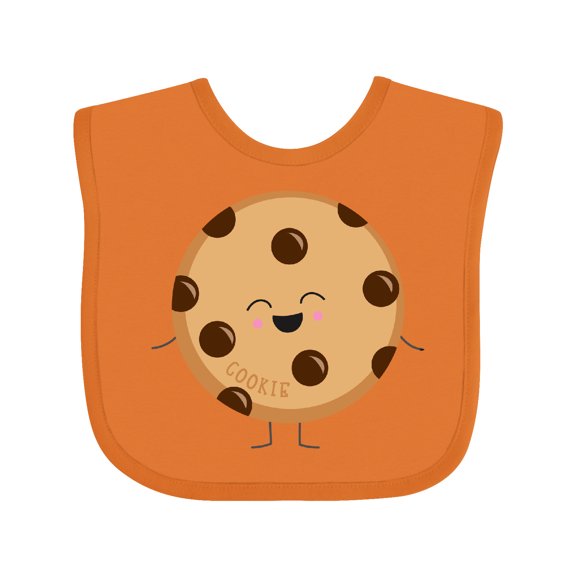 Inktastic Cute Kawaii Cookie Boys or Girls Baby Bib