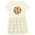 thumbnail image 1 of Inktastic Cute Kawaii Cookie Girls Toddler Dress, 1 of 5