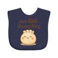 thumbnail image 1 of Inktastic Cute Kawaii Dumpling Baby Boys or Girls Baby Bib, 1 of 4