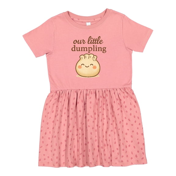 Inktastic Cute Kawaii Dumpling Baby Girls Toddler Dress