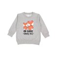 thumbnail image 1 of Inktastic Cute Kawaii Fox My Bubbe Loves Me Toddler Sweatshirt, 1 of 4