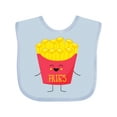 thumbnail image 1 of Inktastic Cute Kawaii French Fries Boys or Girls Baby Bib, 1 of 4