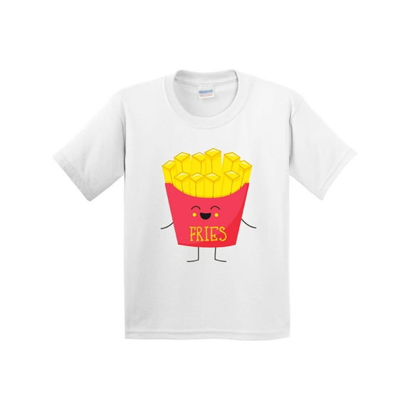 Inktastic Cute Kawaii French Fries Youth T-Shirt