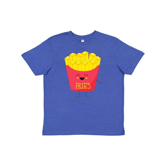Inktastic Cute Kawaii French Fries Youth T-Shirt