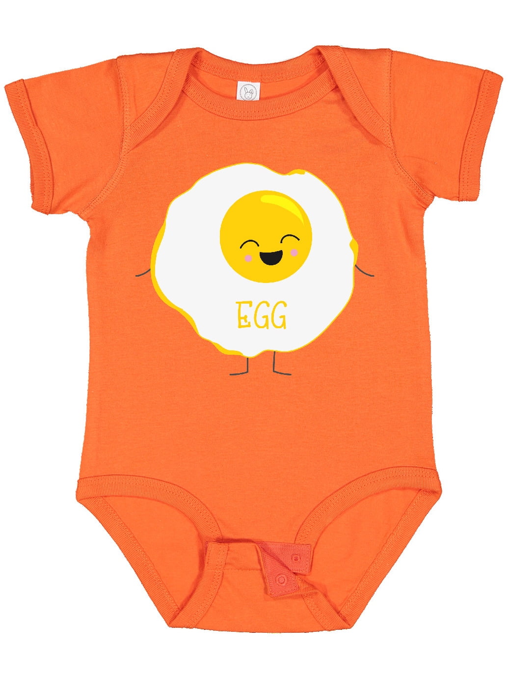 Inktastic Cute Kawaii Fried Egg Boys or Girls Baby Bodysuit