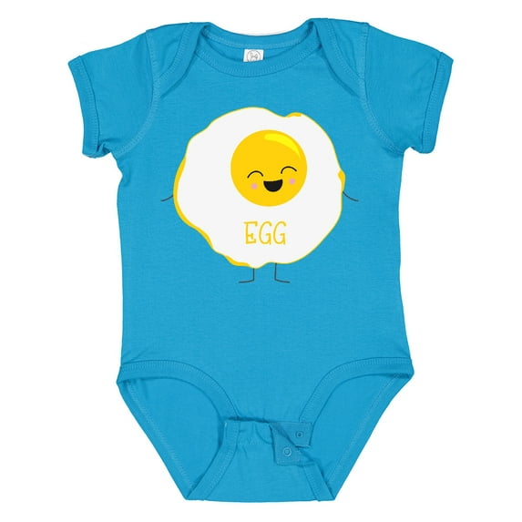 Inktastic Cute Kawaii Fried Egg Boys or Girls Baby Bodysuit