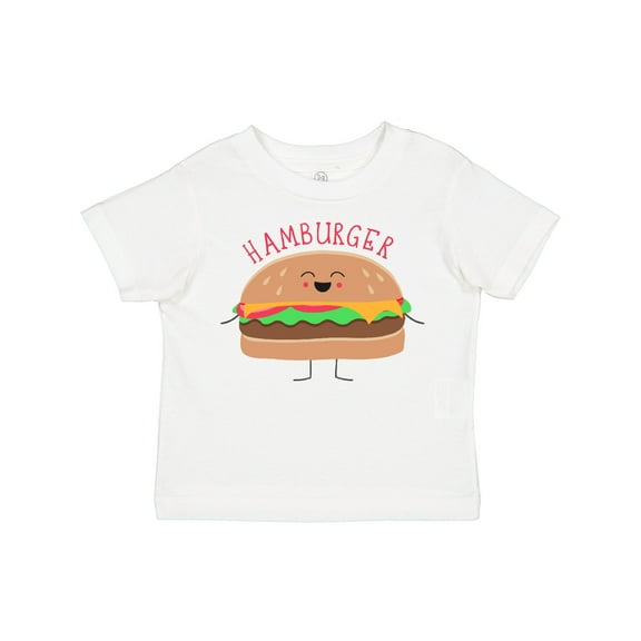Inktastic Cute Kawaii Hamburger Boys or Girls Toddler T-Shirt