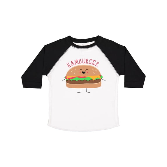 Inktastic Cute Kawaii Hamburger Boys or Girls Toddler T-Shirt