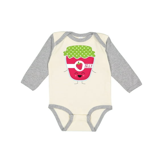 Inktastic Cute Kawaii Jelly Boys or Girls Long Sleeve Baby Bodysuit