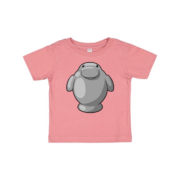 Inktastic Cute Kawaii Manatee Boys or Girls Baby T-Shirt