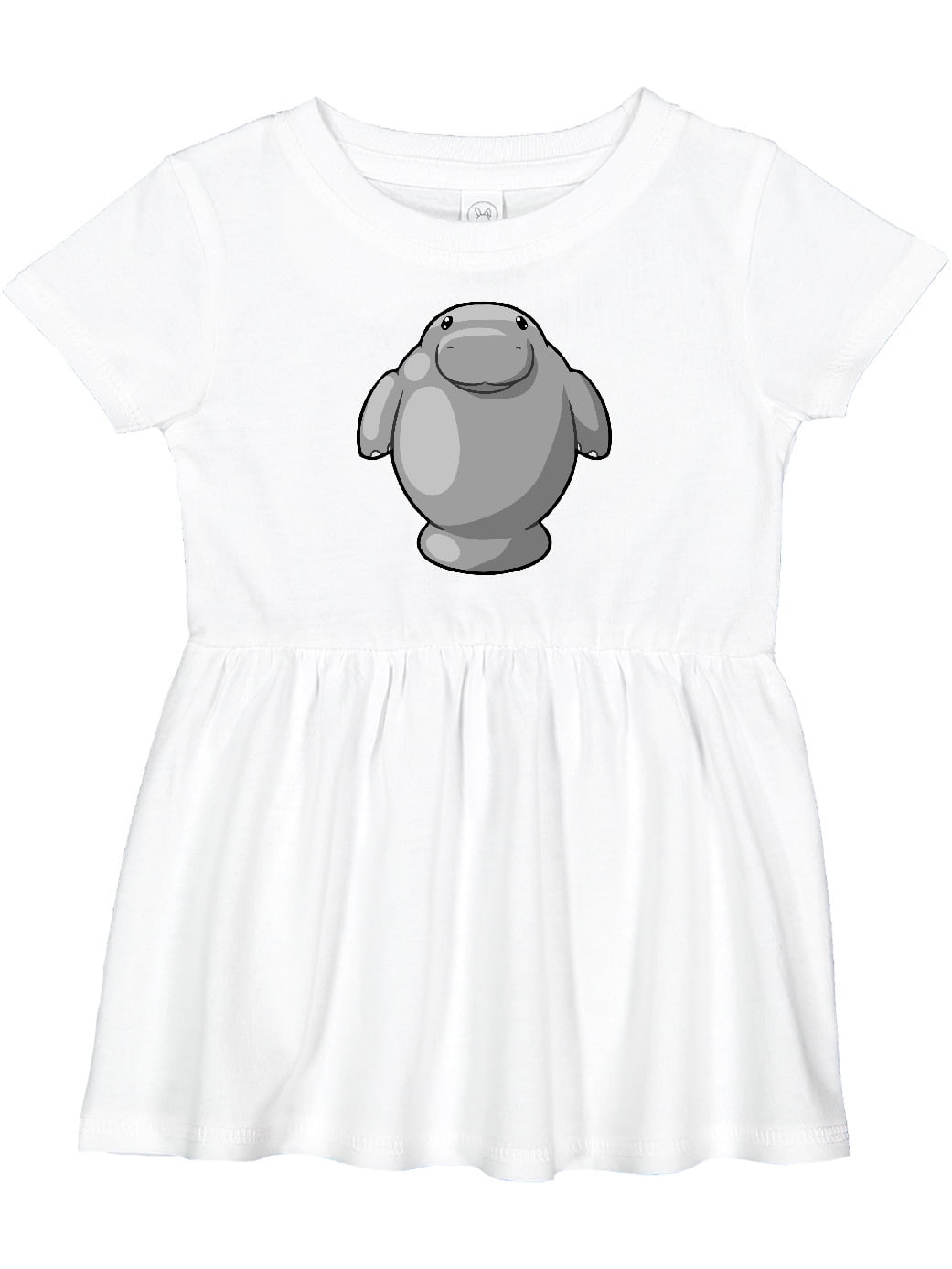 Inktastic Cute Kawaii Manatee Girls Baby Dress - Walmart.com