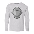 thumbnail image 1 of Inktastic Cute Kawaii Manatee Long Sleeve Youth T-Shirt, 1 of 5