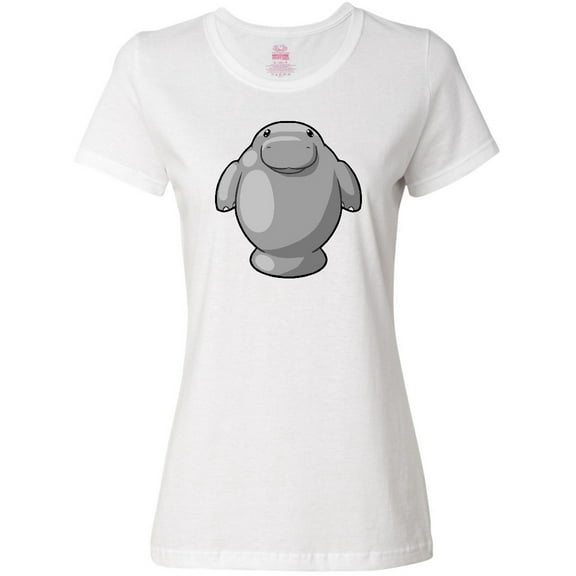 Inktastic Cute Kawaii Manatee Women's T-Shirt