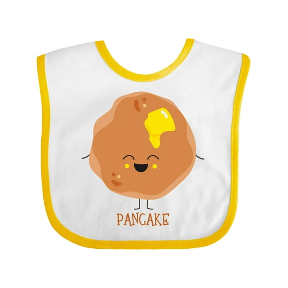 Inktastic Cute Kawaii Pancake Boys or Girls Baby Bib