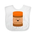 thumbnail image 1 of Inktastic Cute Kawaii Peanut Butter Boys or Girls Baby Bib, 1 of 4