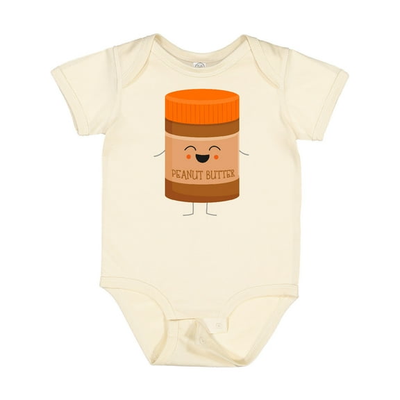 Inktastic Cute Kawaii Peanut Butter Boys or Girls Baby Bodysuit