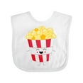 thumbnail image 1 of Inktastic Cute Kawaii Popcorn Boys or Girls Baby Bib, 1 of 4