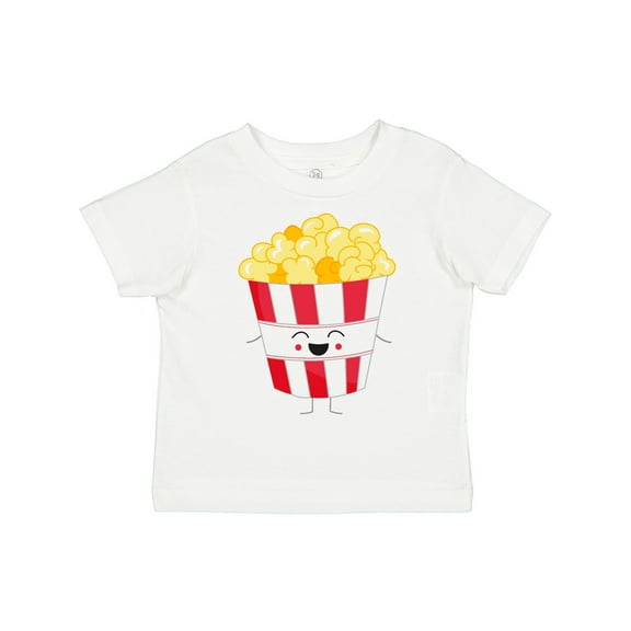 Inktastic Cute Kawaii Popcorn Boys or Girls Toddler T-Shirt