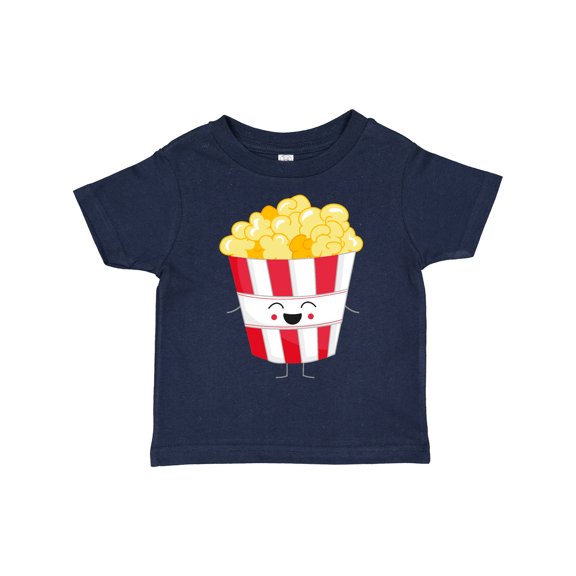 Inktastic Cute Kawaii Popcorn Boys or Girls Toddler T-Shirt