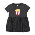 thumbnail image 1 of Inktastic Cute Kawaii Popcorn Girls Baby Dress, 1 of 5
